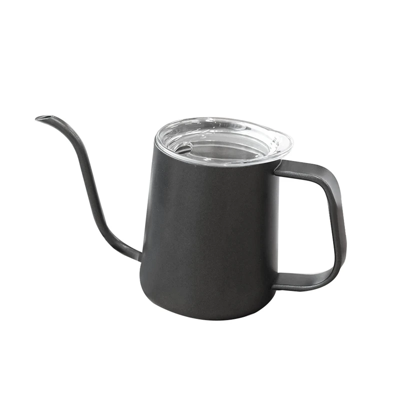 

Hand-Pushed Hanging Ear Coffee Pot Stainless Steel Long-Mouth Slender Pot Brewing Pot Coffee Utensils
