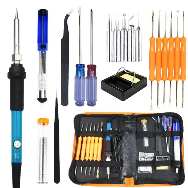 

Набор паяльников с регулируемой температурой, 220 В, 110 В, 60 Вт