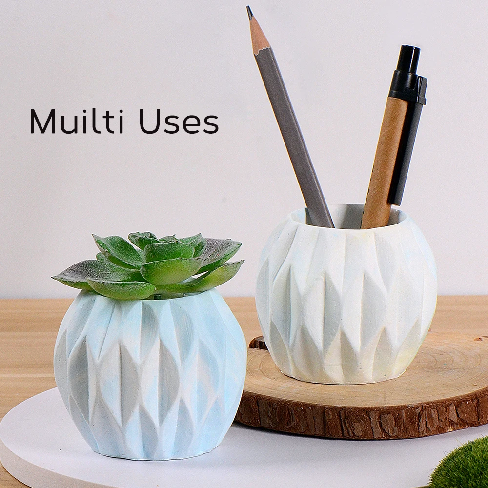 Форма для бетонной геометрической посадки форма подсвечника ручной работы