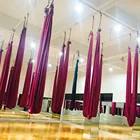 4*2,8 м гамак для йоги Одноцветный домашний тренажер для упражнений анти гравитация Йога качели воздушные инверсии Air yoga качели 23 Цвета s