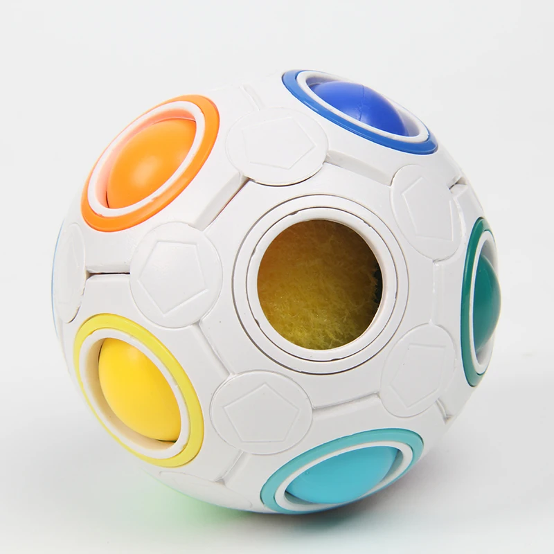 

Fingertip Toys, Puzzles, Football, Seven-hole Decompression Educational Toys, Magic Rainbow Ball, Adult Decompression Toys