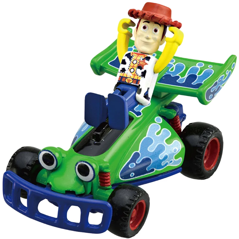 

Игрушечный автомобиль Takara Tomy Tomica Dissney N.Story 02 Woody & RC 844723, литой металлический автомобиль, Коллекционная модель, новинка