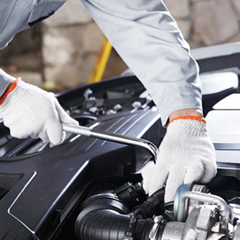 Г образный торцевой ключ 7 двухсторонний перфорированный наружный шестигранный