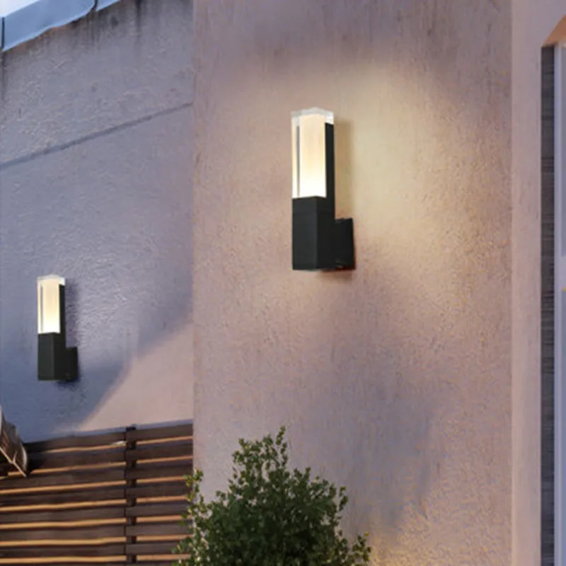 

6PaOutdoor wall lamp waterproof exterior staircase led light terrace outdoor garden courtyard sconce