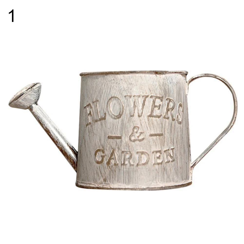 Железный цветочный горшок в стиле ретро садовая Цветочная ваза кастрюля для