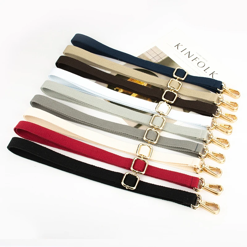 

Small bag women accessories 2.0cm/ 2.5 cm wide adjustable cotton webbing diagonal strap shoulder strap