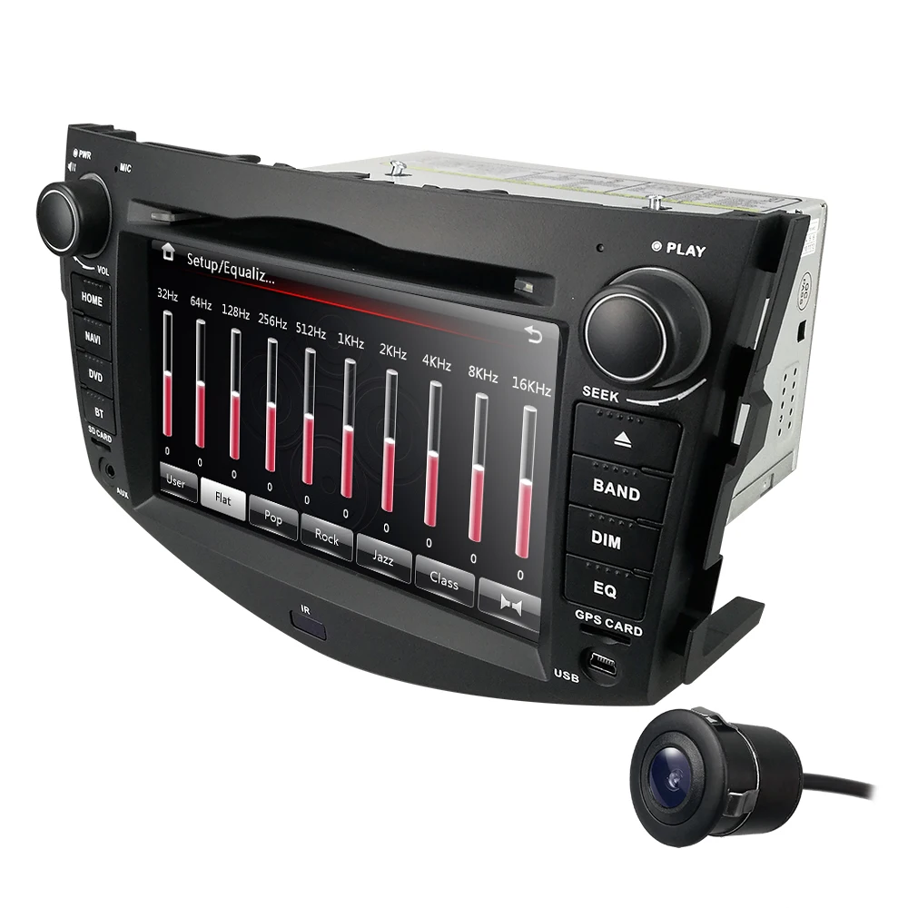 Для TOYOTA RAV4 2006 2007 2008 2009 2010 2011 2012 автомобильный DVD плеер GPS стерео радио карта камера