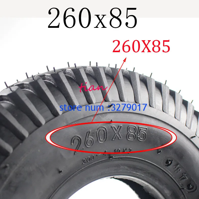 Бесплатная доставка новая шина 260x85 и внутренняя труба 3 00-4 (10x3 дюйма 260*85) для