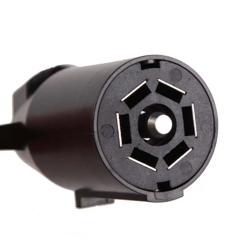 Универсальный 12 В черный пластик Автомобильный штекер прицепа 7 PIN Американский