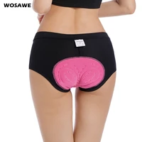 wosawe womens cycling shorts 3d gel padded breathable underwear bicycle bike underwear downhill bicycle shorts pink black s 2xl