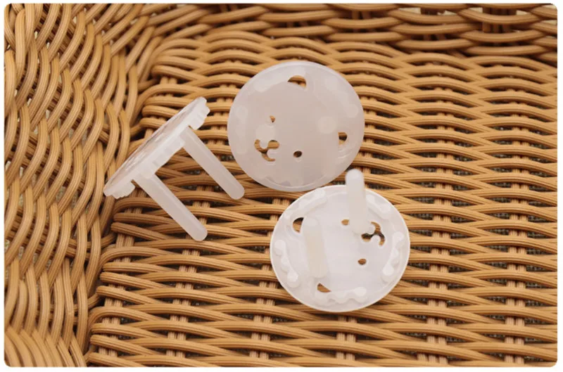 5/10 шт. медведь ЕС Мощность розетка электрическая для малышей и детей постарше