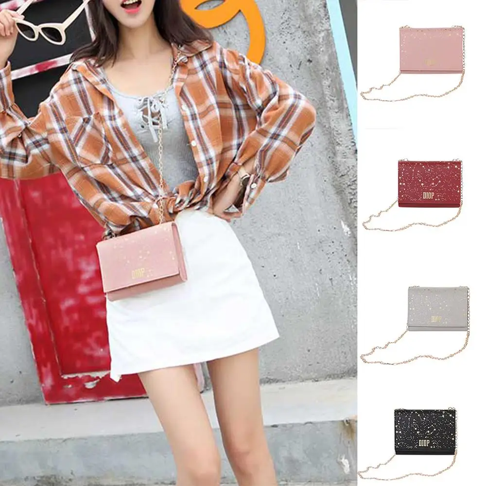 

2019 New Fashion Single Shoulder Messenger Bag Wild Printing Chain BagLuxury Handbags bolsa feminina