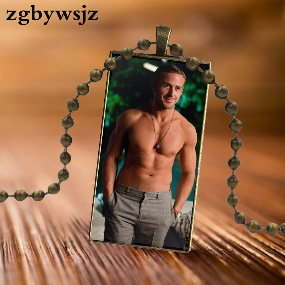 Для школьницы Макси Райан Гослинг мультяшный узор модный стеклянный кабошон