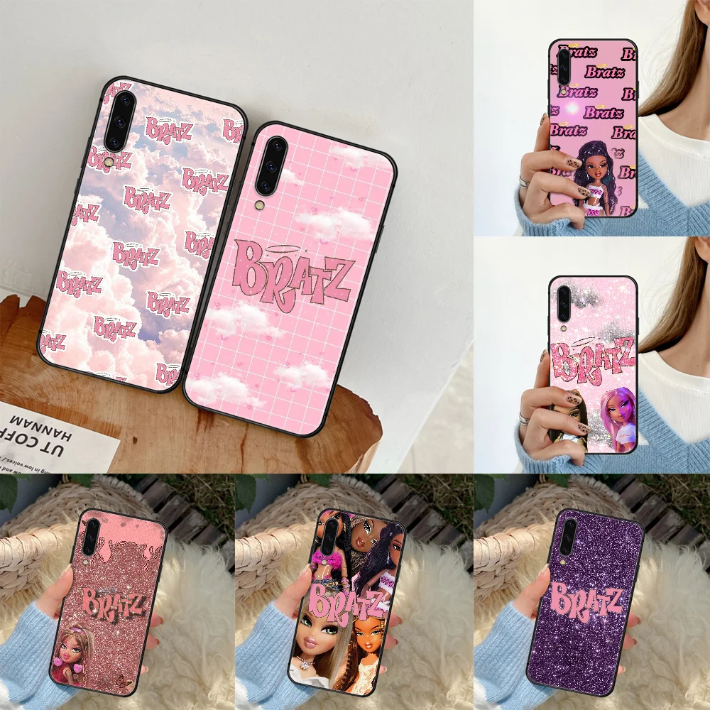 

B-Bratzs Cute Cartoon Doll Girl Phone Case Cover For Samsung Galaxy A7 9 8 10 20 20e 21 S 30 30S 31 41 50 50S 51 70 71 91 black