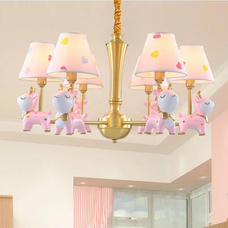 Светильник в виде оленя для домашнего декора современная люстра светильник из