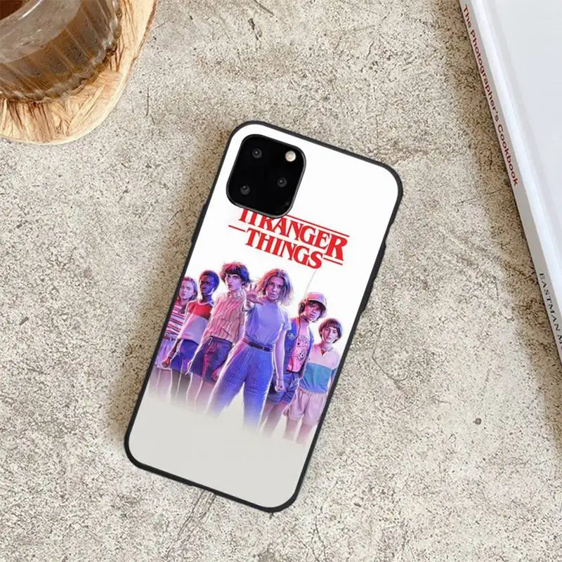 

ZFGHSHYQ Stranger Things 3 Black TPU Phone Case For Iphone 6 6s 7 8 Plus XR X XS XSmax 11 12 Pro Mini Max