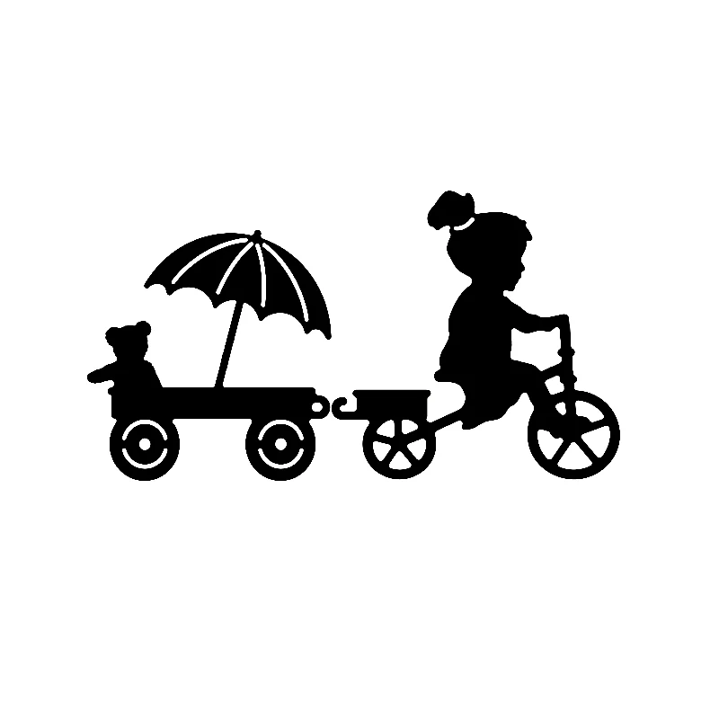 Девушка Велоспорт куклы резки штампы металлические трафареты для DIY Скрапбукинг