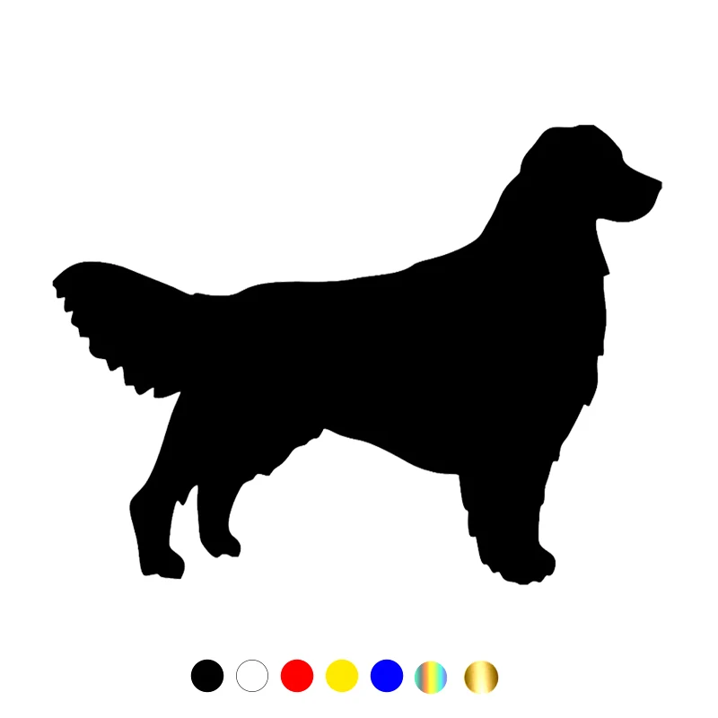 

CS-10635# наклейки на авто Золотистый ретривер водонепроницаемые наклейки на машину наклейка для авто автонаклейка стикер этикеты винила накл...