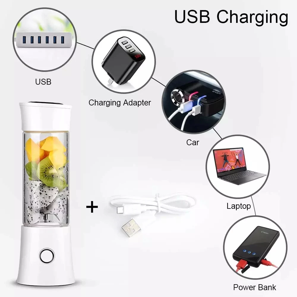 Preise EZSOZO 600MLPortable Mixer USB Mixer Elektrische Entsafter Saft Smoothie Mixer Mini Küchenmaschine Persönliche Zitrone Entsafter Orange Entsafter Mixer Blender Küchenmaschinen Food Processor Smoothie Blender