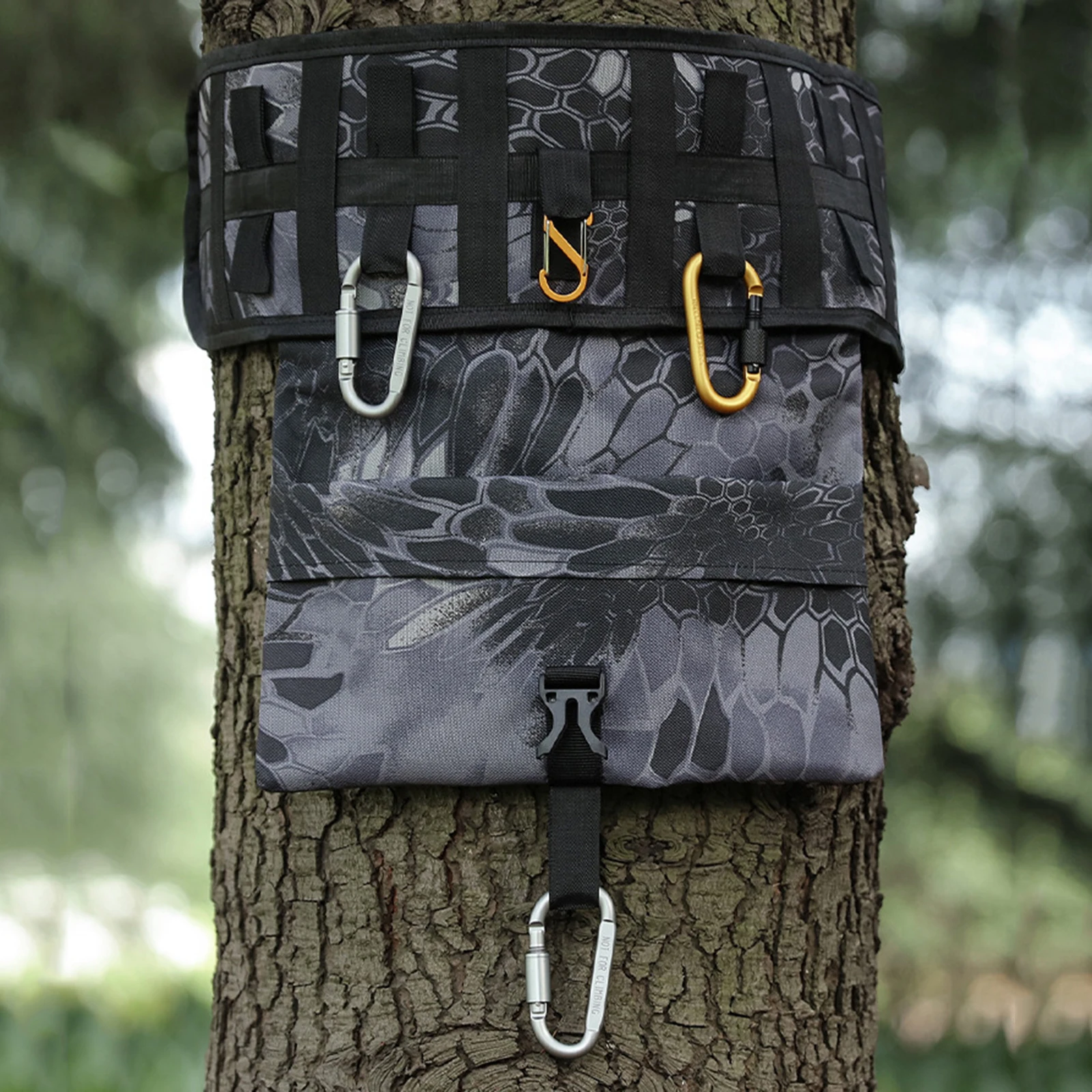 

Hanging Bag Camouflage Hiking Picnic Climbing Portable Tableware Nylon Outdoor Storage Bags Climbing Tree Bags