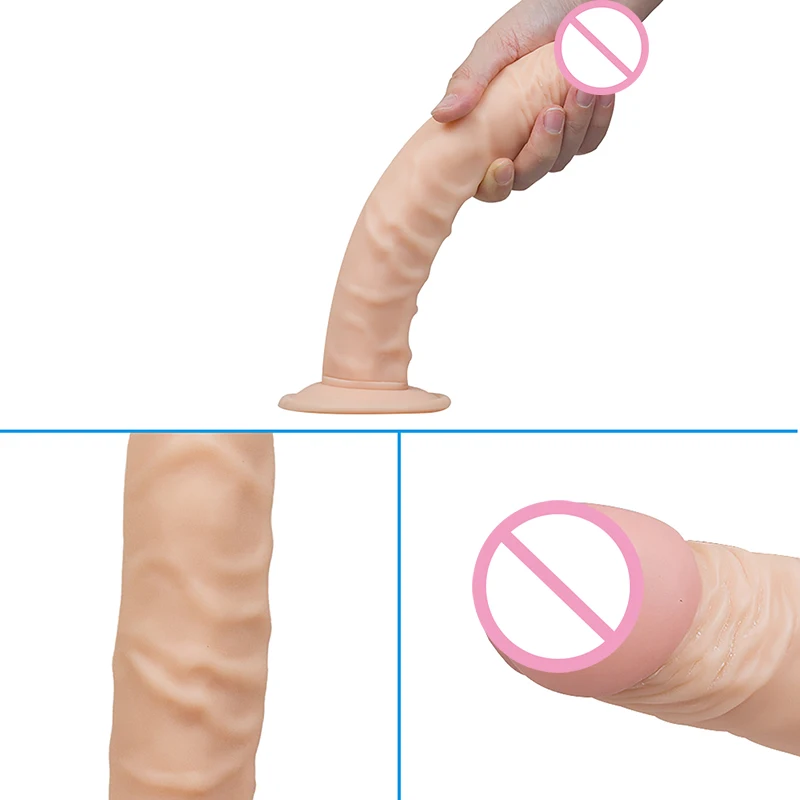 Длинный фаллоимитатор на присоске Реалистичная секс-машина искусственный пенис