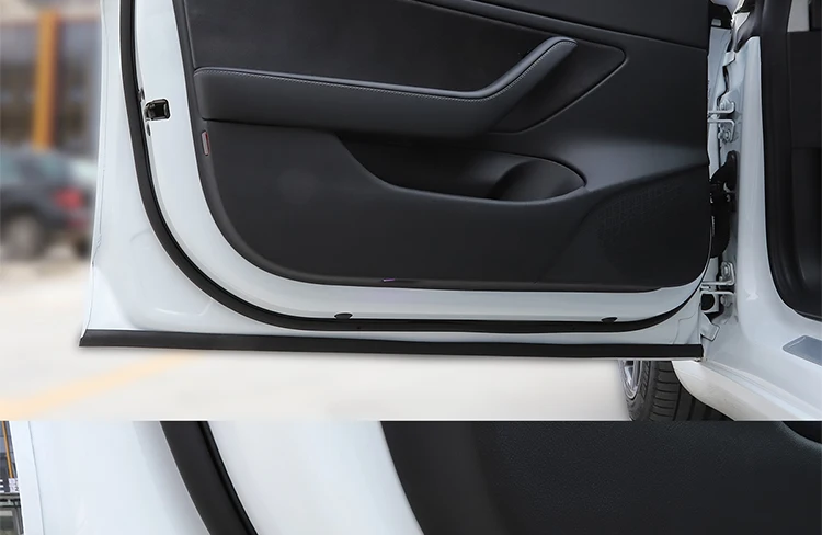 Автомобильный подавление шума полосы LUCKEASY для Tesla модель 3- автомобильный подавление шума полосы 6 шт./компл
