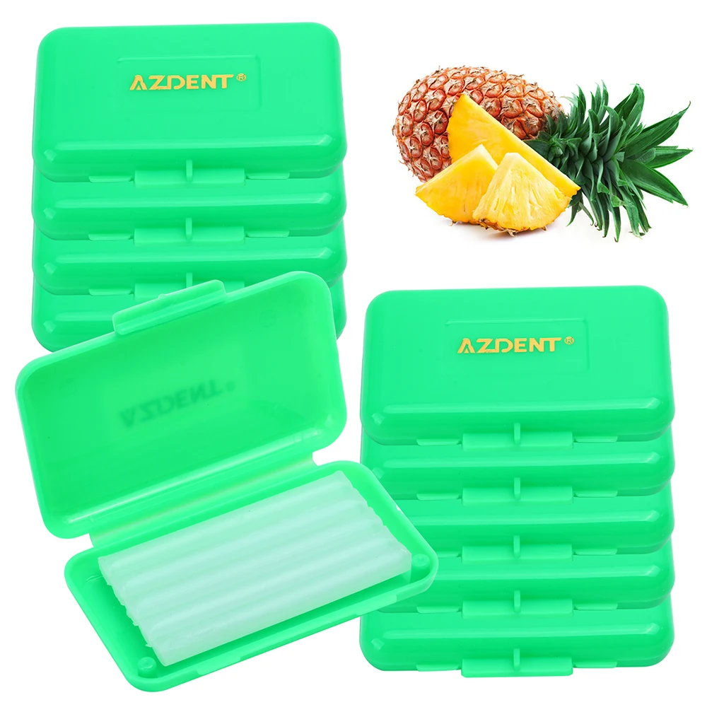 AZDENT 10 Box/Lot Kieferorthopädie-Ortho-Wachs, 6 Geschmacksrichtungen, optional für Zahnspangen, Zahnfleischreizungen, Logo und kein Logo, zufälliger Versand – Detail 12