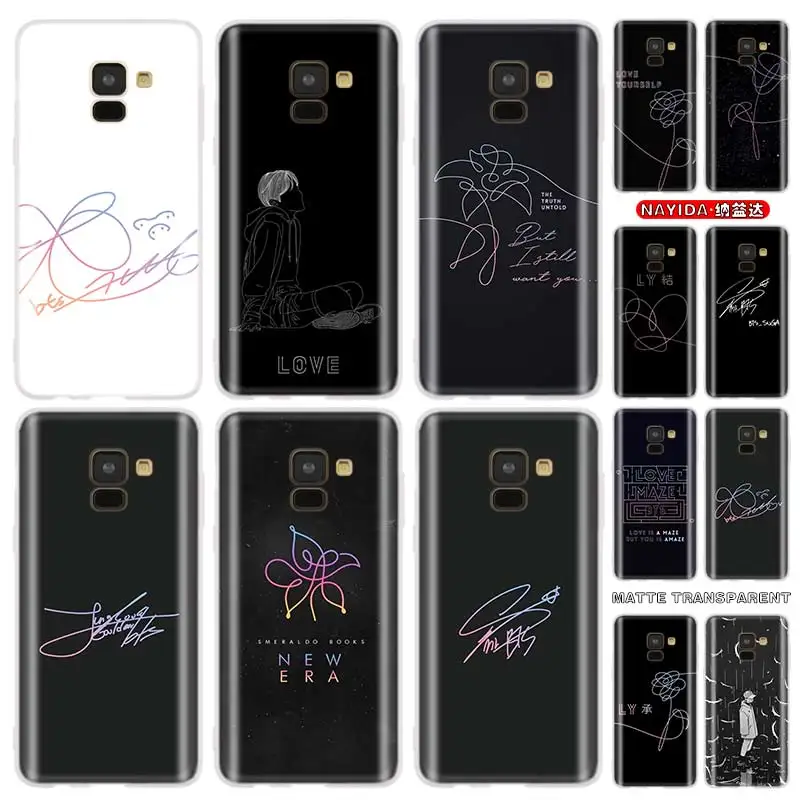 Мягкий силиконовый чехол для Samsung J4 J6 J8 Plus J5 J7 Prime J3 2018 2016 2017 EU Pro j610 KPOP надпись