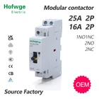 HCH8s-25M 2P 16A 20A 220V Din Rail бытовой модульный контактор переменного тока с ручным переключателем управления 2NO 1NO1NC или 2NC