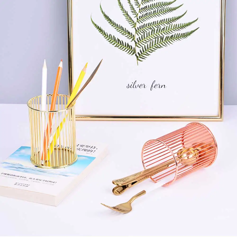 Новинка 1 шт. металлический держатель для ручки скандинавский стиль полый