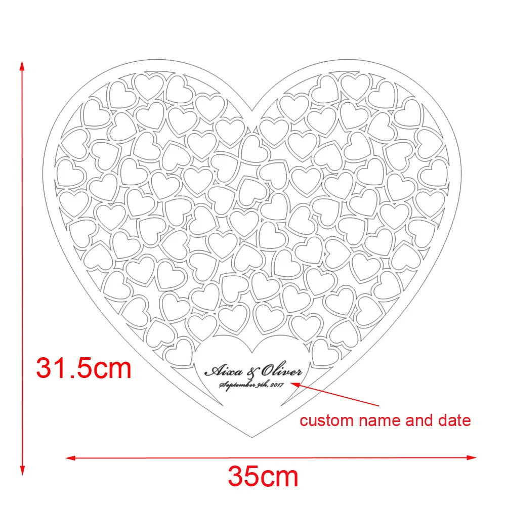 Персонализированные деревенские сладкие свадебные Гостевая книга, выгравированные имя и Дата деревянные гостевые книги памяти с подписью сердца Гостевая книга