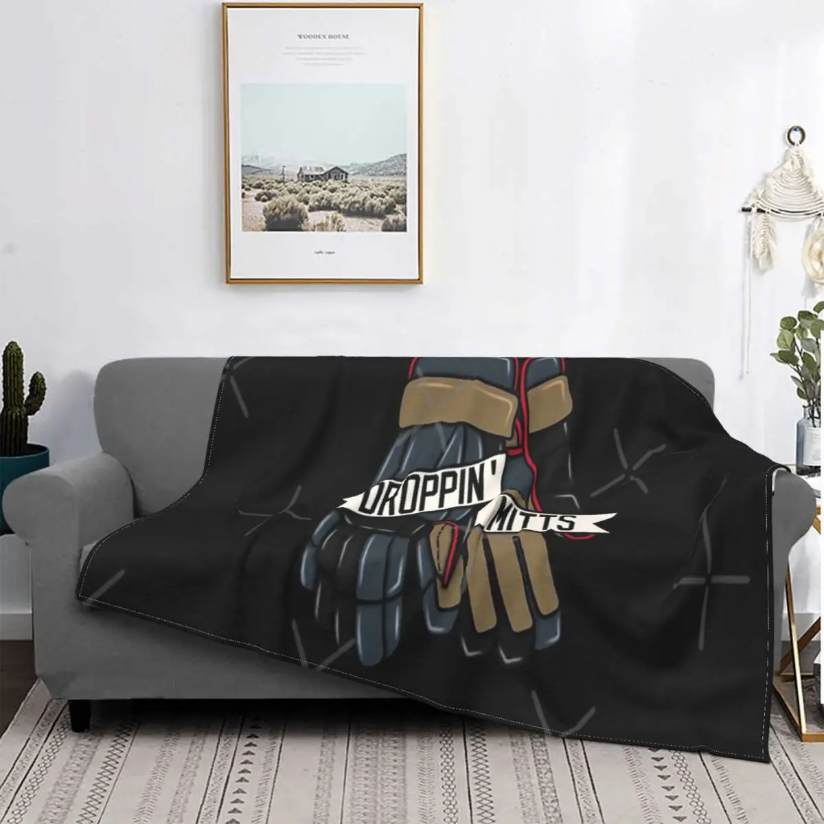 

Рукавицы Droppin-Манта для хоккея на hielo de Las Vegas, colcha de cama cuadros, colcha con capucha de 90, mantas para camas