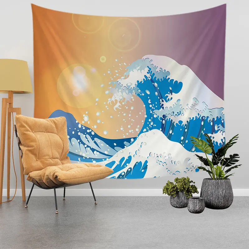 

Sea of Japan Tapestry Wall Hippie Decor Dorm Room Decor Tapestry Aesthetic Home Decoration Wall Tapesrty Seaside Beach Scenery