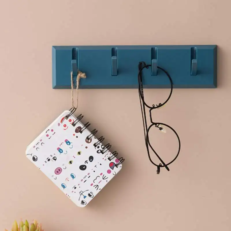 Бытовой пластиковый крючок самоклеящаяся настенная вешалка для одежды складные