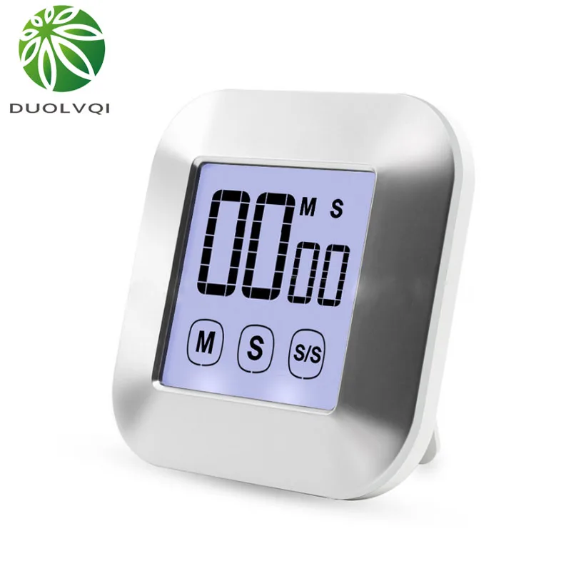 Цифровой таймер с сенсорным ЖК экраном кухонный практичный для приготовления