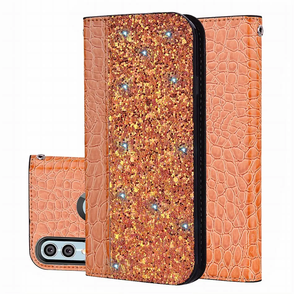 Роскошный Дамский бумажник из крокодиловой кожи для телефона Xiaomi 8 Lite 6X 5X чехол со