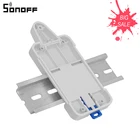 Интеллектуальный выключатель света Sonoff DR DIN Rail лоток Модуль Автоматизации умного дома регулируемая Монтажная рейка Чехол Держатель коммутатор решение для Sonoff продукта