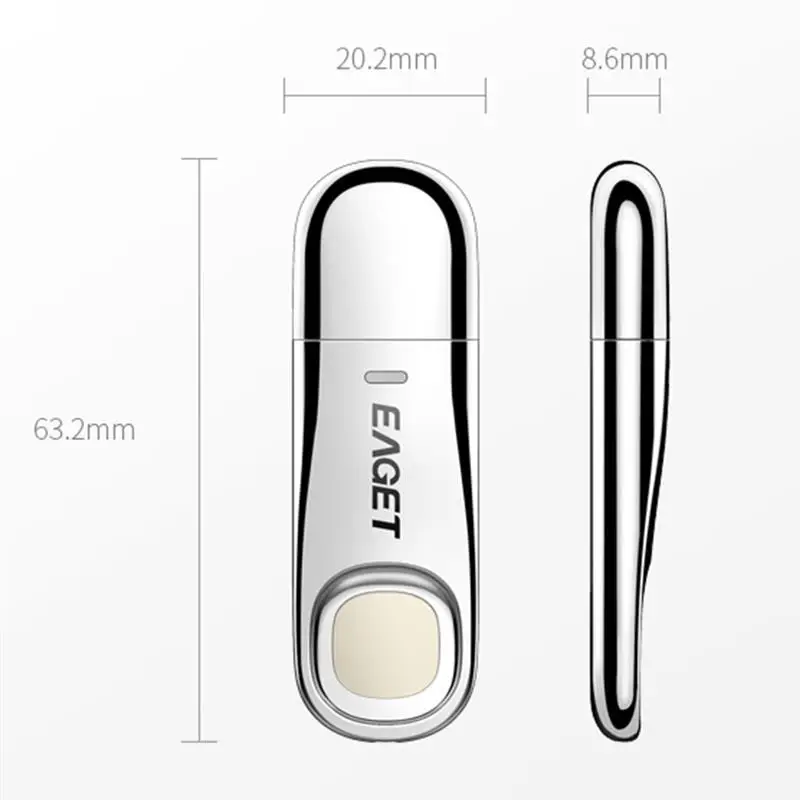 Eaget распознавать отпечатки пальцев на флеш накопитель USB 3 0 флэш 64 Гб