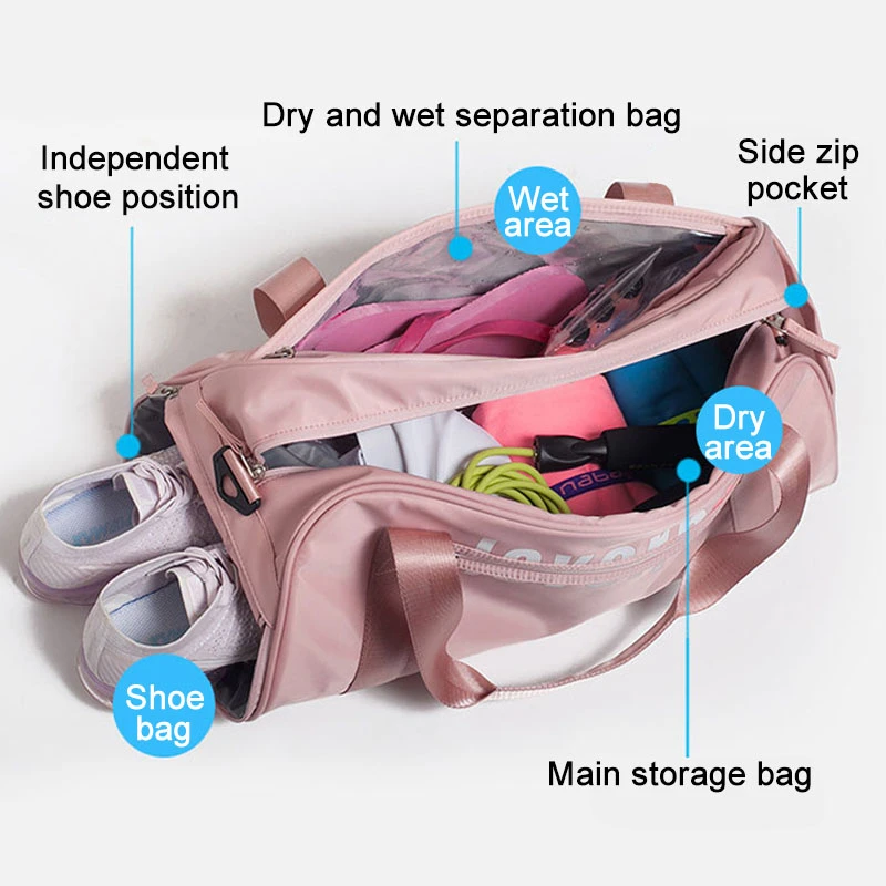 Водонепроницаемая сумка для фитнеса модная Женская дорожная ручной чемодан