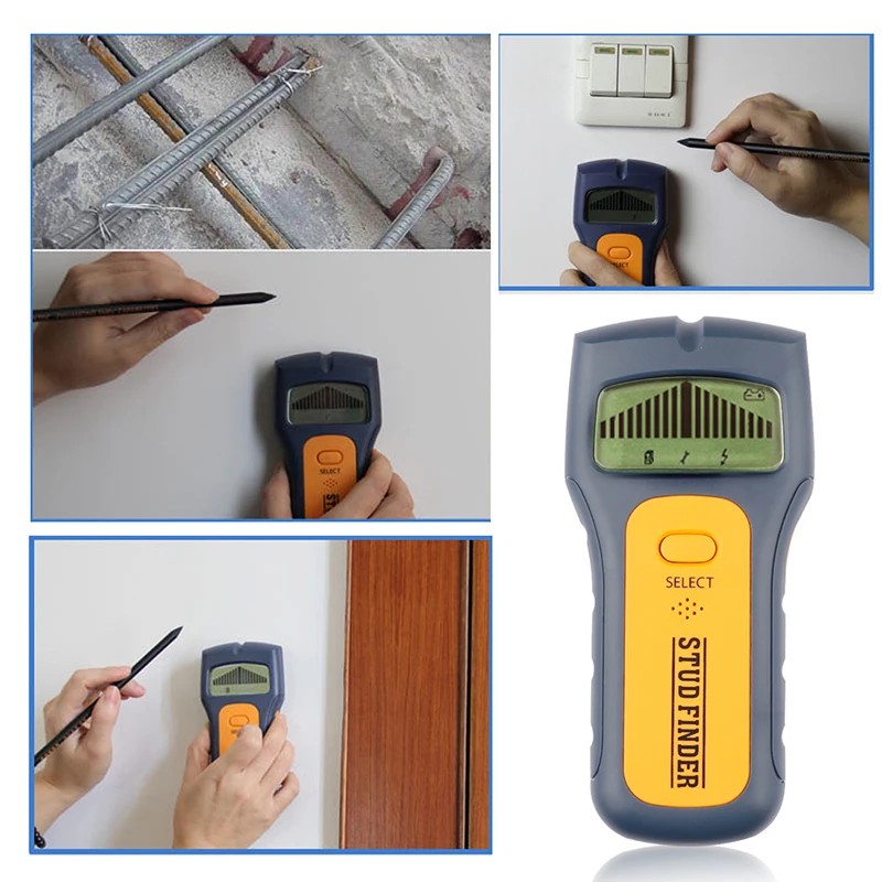 3 в 1 металлический детектор провода стены кабель профессиональное