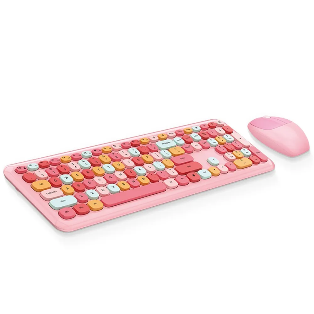 

Новая беспроводная клавиатура 2,4G, мышь, комбинированная клавиатура и мышь, совместное использование одного приемника, USB интерфейс, клавиш, ...