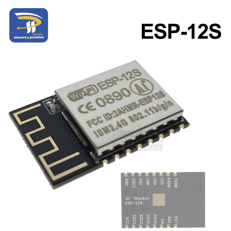 Беспроводной последовательный модуль Wi-Fi трансивер 4M Flash 1 шт. ESP8266 ESP-12S ESP-12E ESP-12F |
