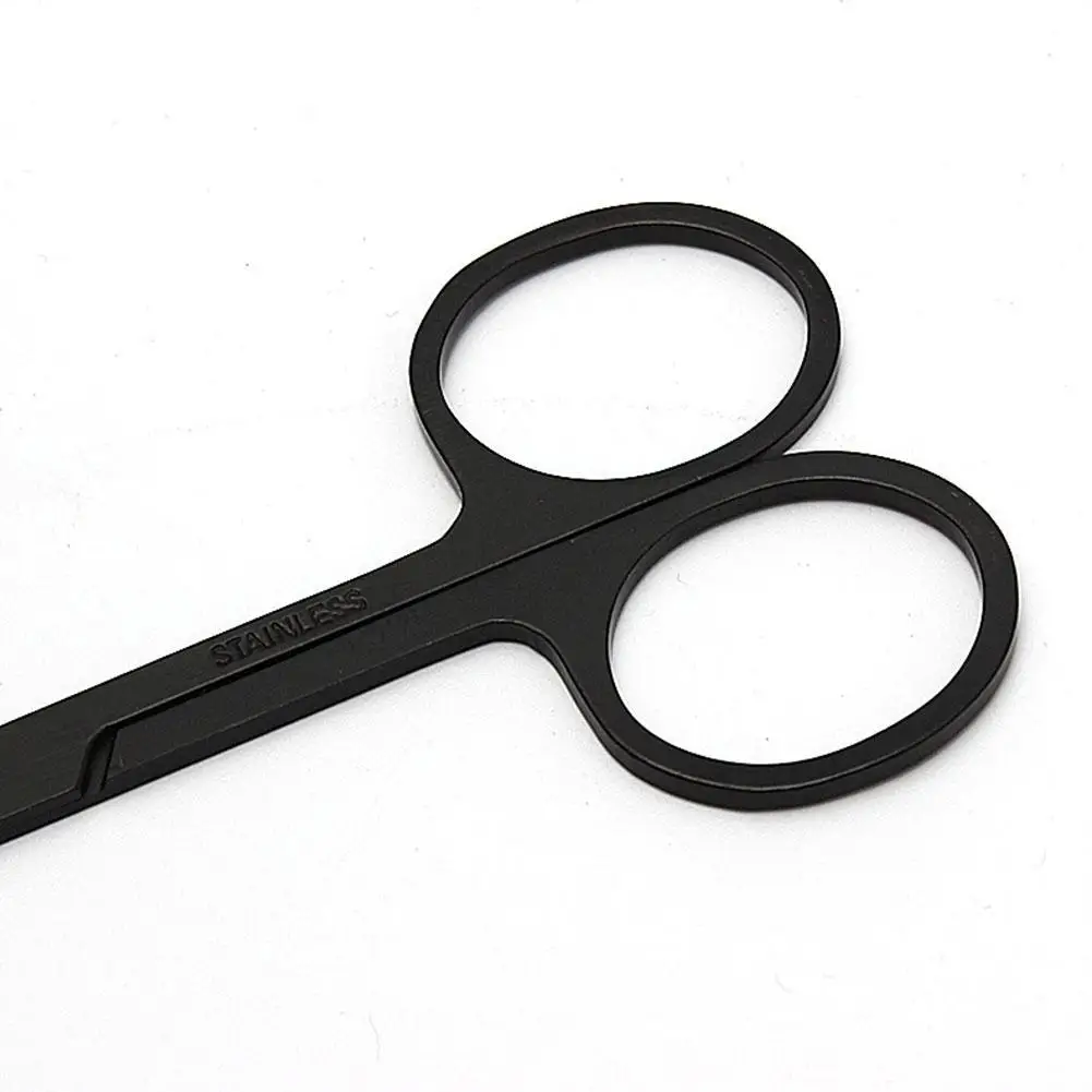 

New Makeup Scissors Black Steel Pointed Eyebrows And Scissors Beauty C6Y2