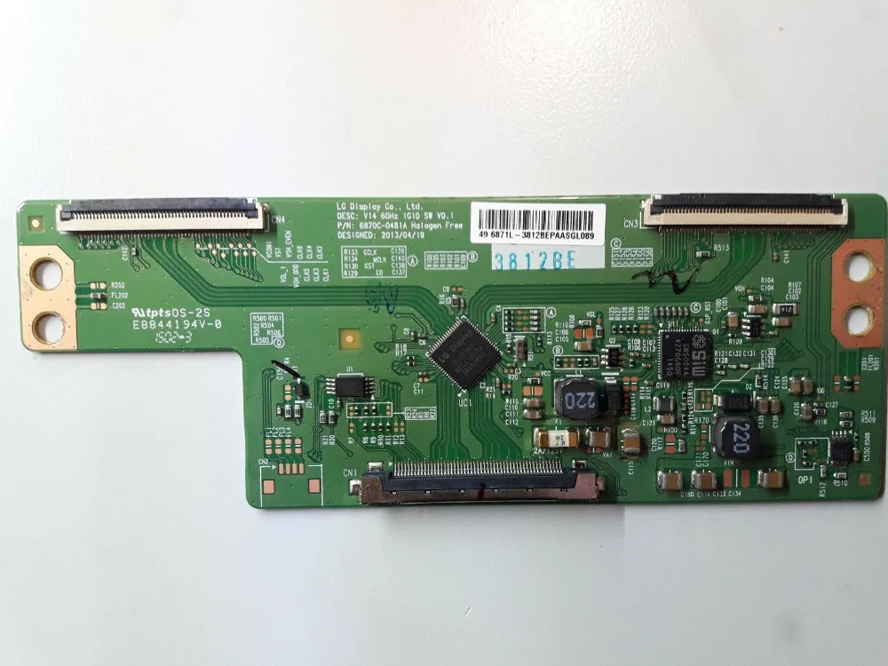 Оригинальная логическая плата TCON 6870C-0481A V14 60HZ IGID SW V0.1 ЖК-контроллер | Компьютеры и