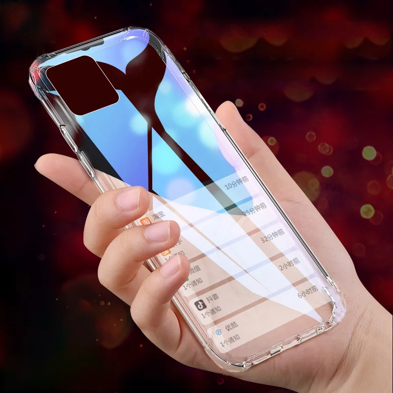 Чехол для Huawei P40 прозрачный противоударный мягкий силиконовый чехол из ТПУ huawei Pro