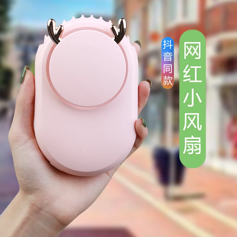 

USB-вентилятор на шею без использования рук, перезаряжаемый через USB мини-воздухоохладитель, портативный летний