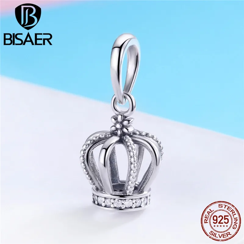 Женский браслет GXC781 с подвеской в виде короны из натурального 925 пробы