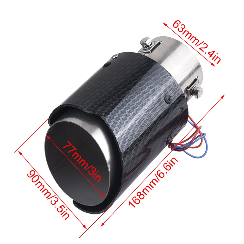 Выхлопной глушитель SPEEDWOW автомобильный из алюминиевого сплава со