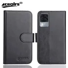 Чехол-книжка Cubot X50 6,67 дюйма, 6 цветов, Модный мягкий кожаный эксклюзивный чехол для телефона Crazy Horse s, кошелек