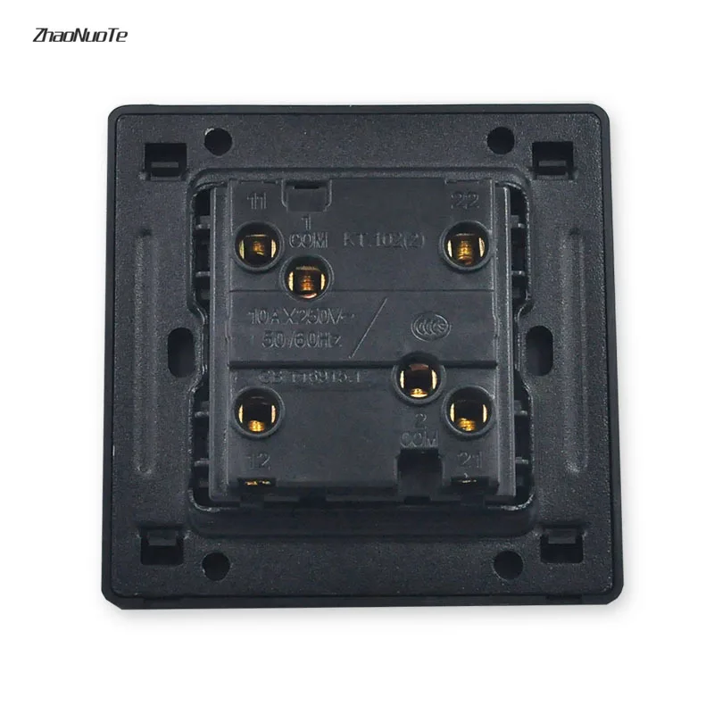 Переключатель настенный в стиле ретро для домашнего пользования черного цвета 1 4